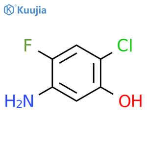 5-Amino-2-chloro-4-fluorophenol structure