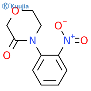 4-(2-Nitrophenyl)morpholin-3-one structure