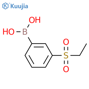 (3-(ethylsulfonyl)phenyl)boronic acid structure