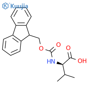 Fmoc-D-Val-OH structure