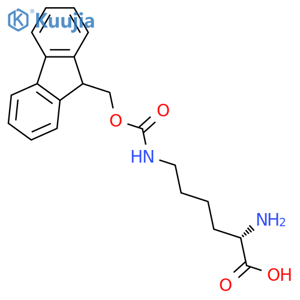 H-Lys(Fmoc)-OH structure