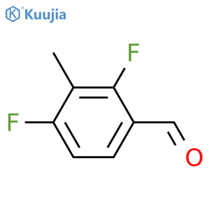 2,4-Difluoro-3-methylbenzaldehyde structure