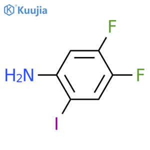 4,5-Difluoro-2-iodoaniline structure