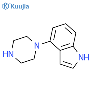 4-(piperazin-1-yl)-1H-indole structure