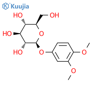 3,4-Dimethoxyphenyl beta-D-glucoside structure