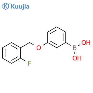 3-(2'-Fluorobenzyloxy)phenylboronic Acid structure