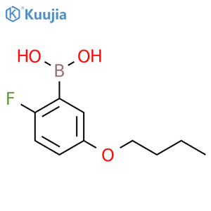 5-Butoxy-2-fluorophenylboronic acid structure