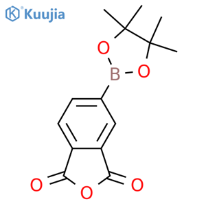 5-(tetramethyl-1,3,2-dioxaborolan-2-yl)-1,3-dihydro-2-benzofuran-1,3-dione structure