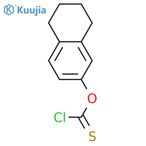 o-5,6,7,8-Tetrahydro-2-naphtylthiochloroformate structure