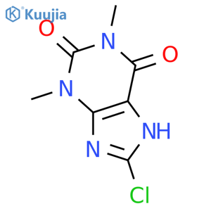 8-Chlorotheophylline structure