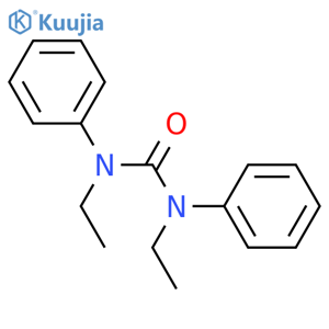 1,3-Diethyl-1,3-diphenylurea structure