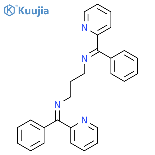 1,3-Propanediamine, N,N'-bis(phenyl-2-pyridinylmethylene)- structure