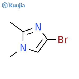 4-Bromo-1,2-dimethyl-1H-imidazole structure