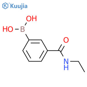 3-(N-Ethylaminocarbonyl)phenylboronic acid structure