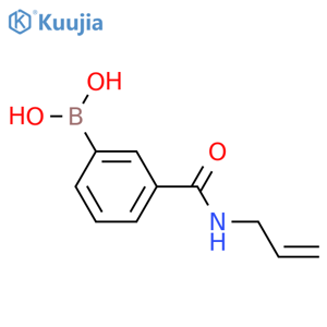 3-Allylaminocarbonylphenylboronic acid structure