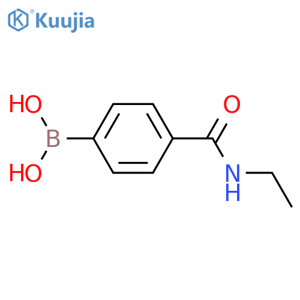 4-(N-Ethylaminocarbonyl)phenylboronic acid structure