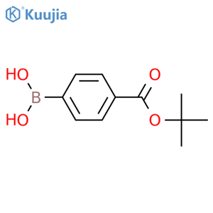 (4-(tert-Butoxycarbonyl)phenyl)boronic acid structure