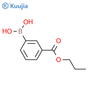 3-Propoxycarbonylphenylboronic acid structure