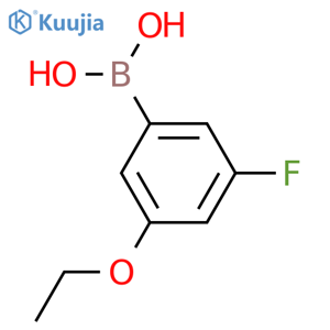 3-Ethoxy-5-fluorophenylboronic acid structure