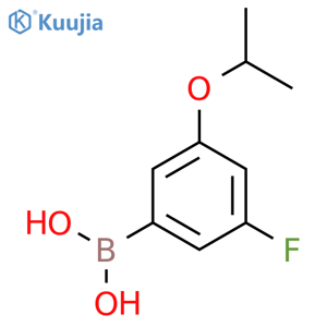 3-Fluoro-5-isopropoxyphenylboronic acid structure