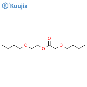 Acetic acid, butoxy-, 2-butoxyethyl ester structure