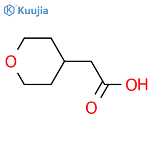 2-tetrahydropyran-4-ylacetic acid structure