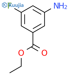 Ethyl 3-amino-5-fluorobenzoate structure