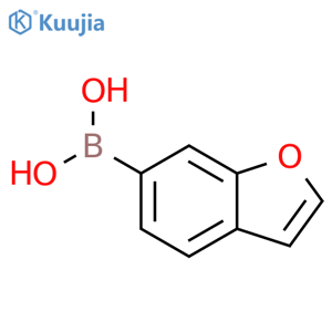 (1-benzofuran-6-yl)boronic acid structure