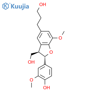 (+)-(7S,8R)-dihydrodehydrodiconiferyl alcohol structure