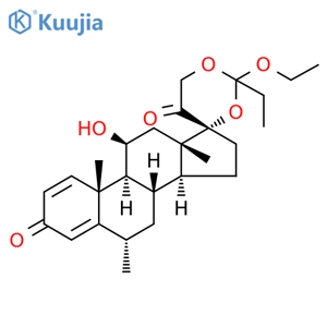 6α-Methyl Prednisolone 17,21-(Ethyl)orthopropionate structure