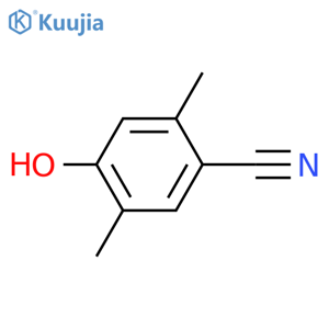 4-Hydroxy-2,5-dimethylbenzonitrile structure