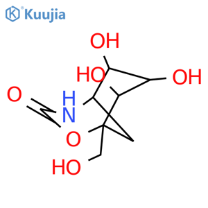 6,7,8-Trihydroxy-1-(hydroxymethyl)-2-oxa-4-azabicyclo[3.3.1]nonan-3-one structure