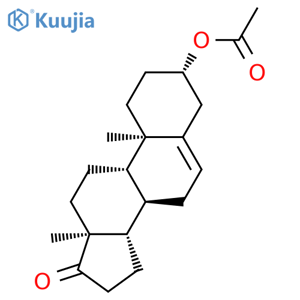 dehydroisoandrosterone 3-acetate structure