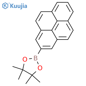 1,3,2-Dioxaborolane, 4,4,5,5-tetramethyl-2-(2-pyrenyl)- structure