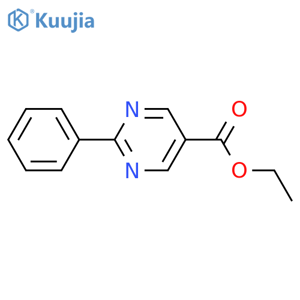 Ethyl 2-phenylpyrimidine-5-carboxylate structure