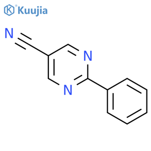 2-phenylpyrimidine-5-carbonitrile structure