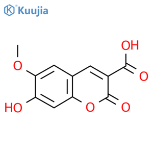 7-Hydroxy-6-methoxy-2-oxo-2H-chromene-3-carboxylic acid structure