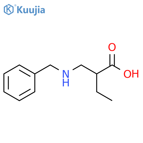 2-((Benzylamino)methyl)butanoic acid structure