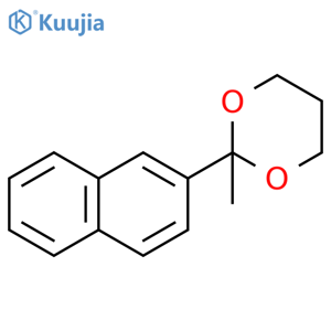 1,3-Dioxane,2-methyl-2-(2-naphthalenyl)- structure