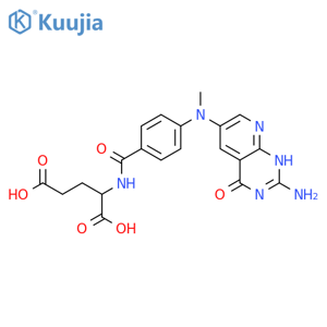 L-Glutamic acid,N-[4-[[(2-amino-3,4-dihydro-4-oxopyrido[2,3-d]pyrimidin-6-yl)methyl]amino]benzoyl]- structure