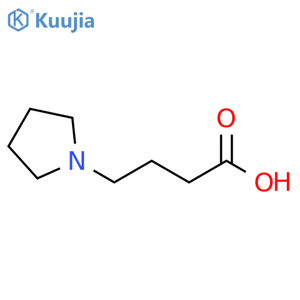 4-(Pyrrolidin-1-yl)butanoic acid structure