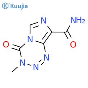 Temozolomide structure