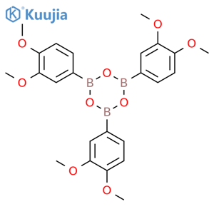 BOROXIN, TRIS(3,4-DIMETHOXYPHENYL)- structure