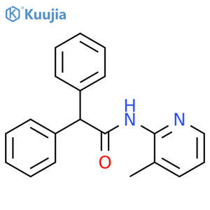 N-(3-Methyl-2-pyridinyl)-α-phenylbenzeneacetamide structure