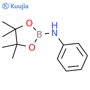 1,3,2-DIOXABOROLAN-2-AMINE, 4,4,5,5-TETRAMETHYL-N-PHENYL- structure