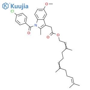 Indometacin farnesil structure