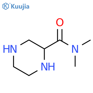 N,N-dimethylpiperazine-2-carboxamide structure