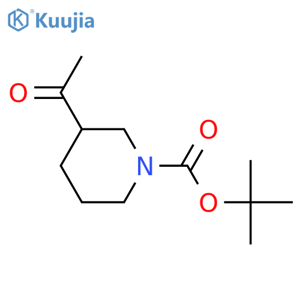 Tert-butyl 3-acetylpiperidine-1-carboxylate structure