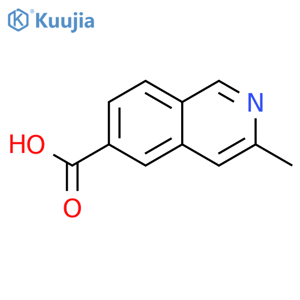 3-methylisoquinoline-6-carboxylic acid structure