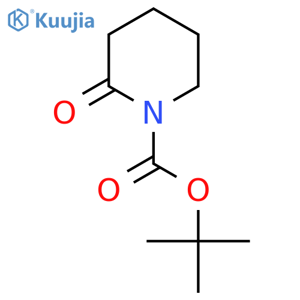 tert-butyl 2-oxopiperidine-1-carboxylate structure